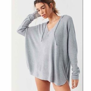 Free People Out From Under relaxed Thermal Hoodie